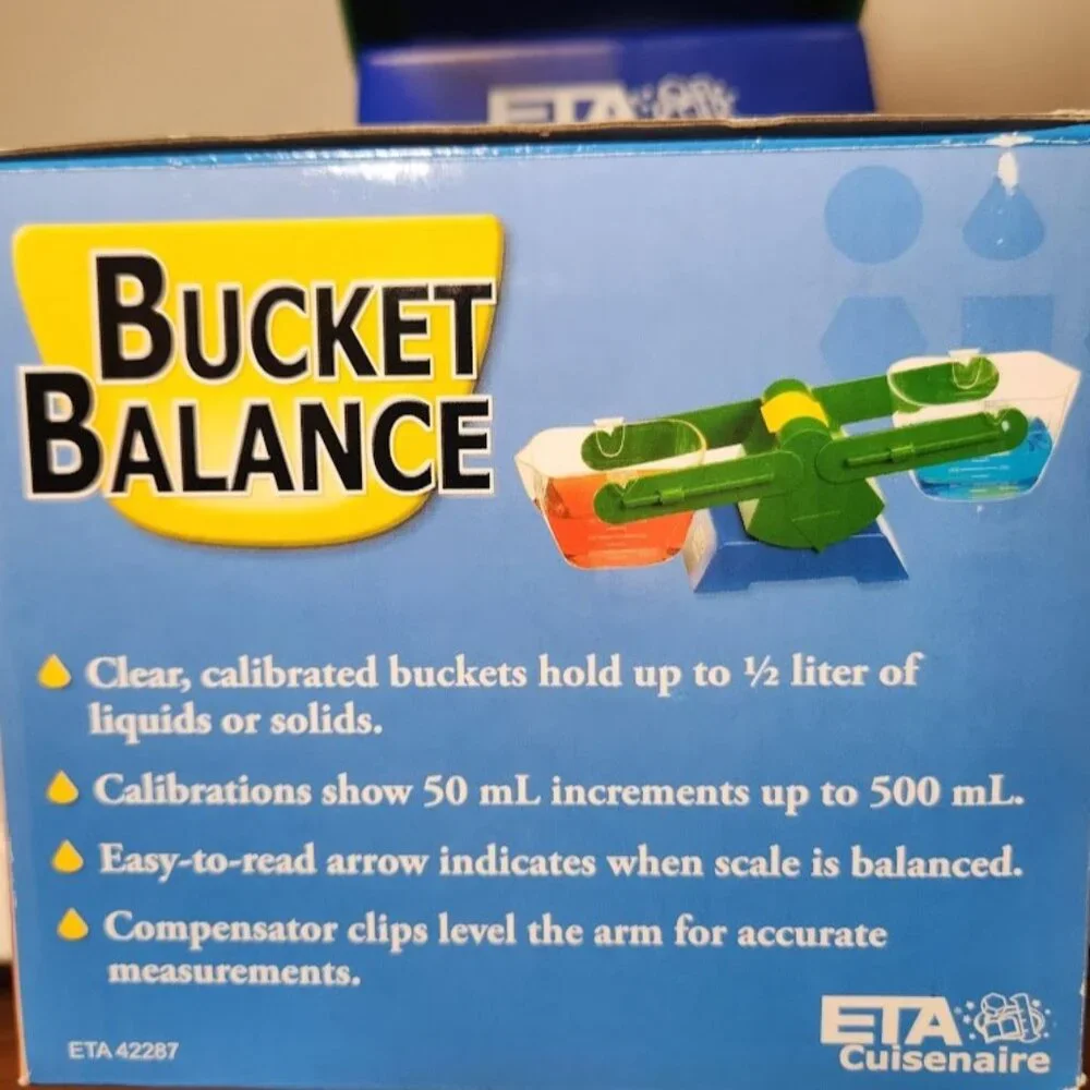 Bucket Balance Weight and Mass Science Math Manipulatives Mathematics Scale Tool